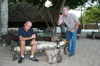 At the Karibu Sands Bar - for just the one!